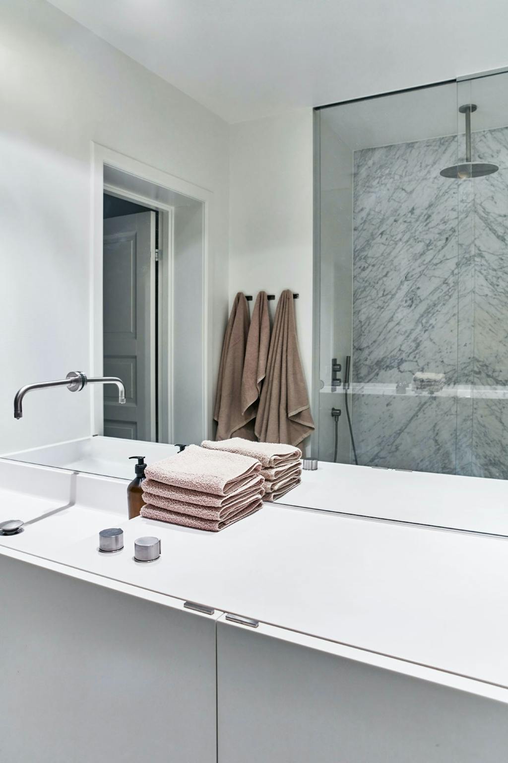 Marmor også på badet