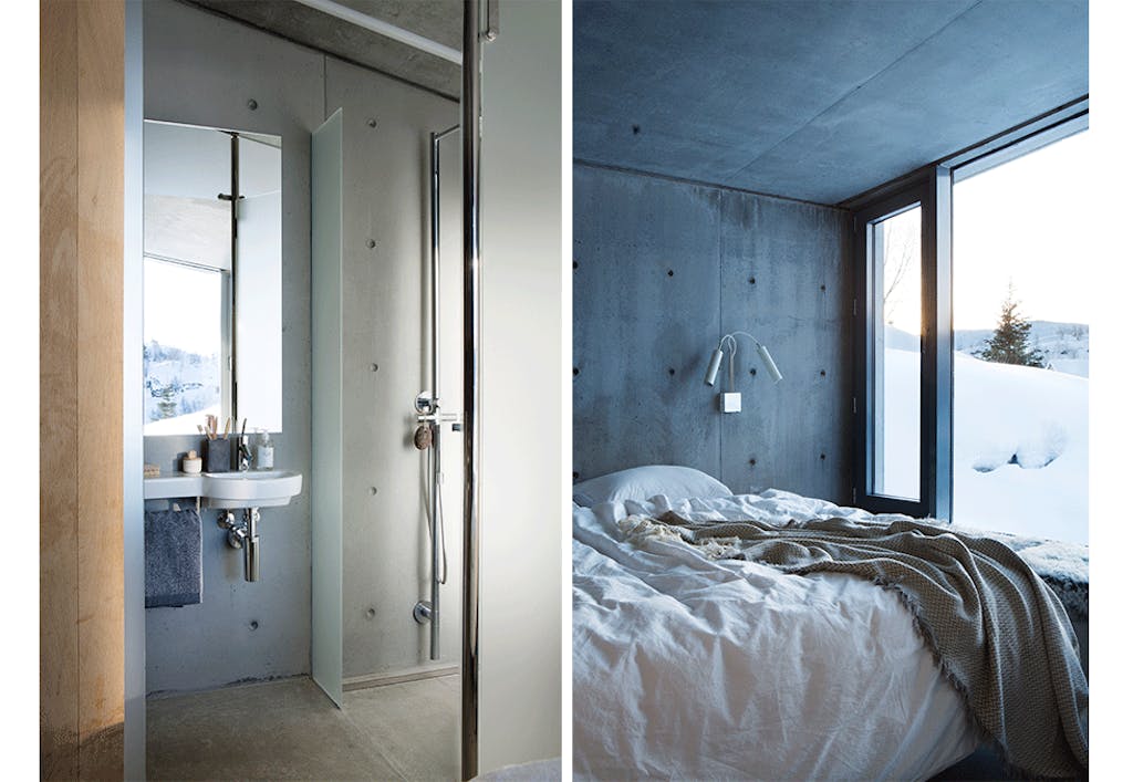 De store vinduene sørger for masser av lys