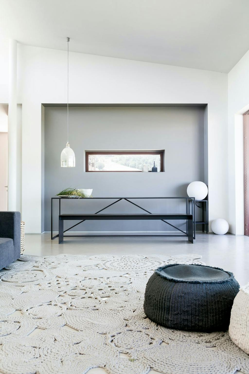 Interiøret speiler fargene på utsiden