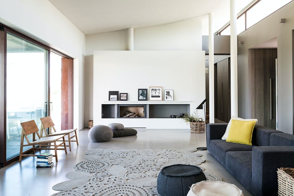 Sanselig og taktil innredning i stuen