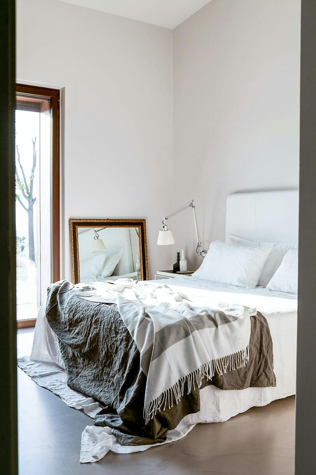 Helhetlig palett på soverommet