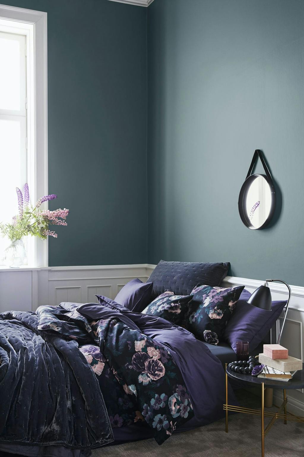 Blomster på soverommet