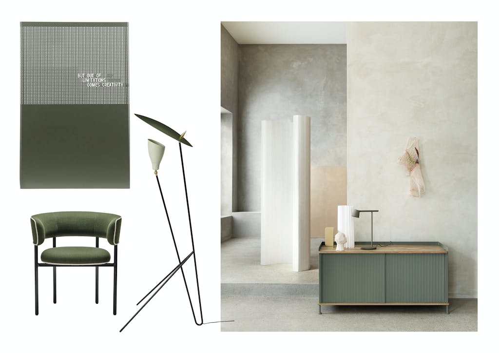 stol | lampe | skjenk