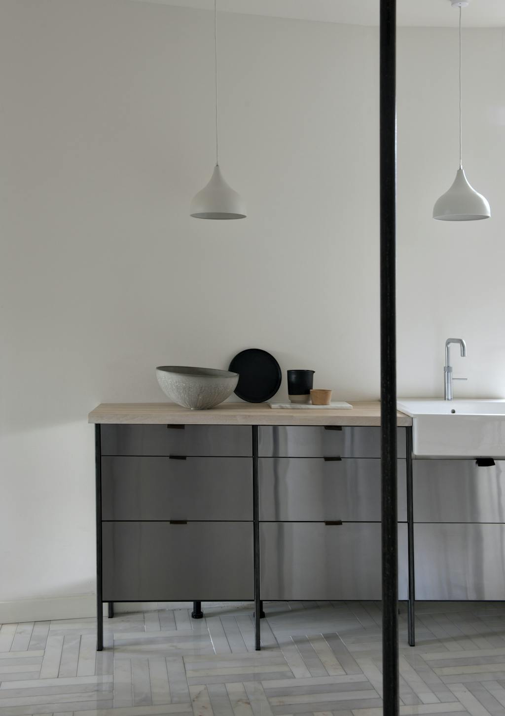 Blanke flater med varmt følge