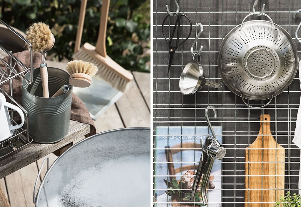 Ta oppvasken på terrassen!