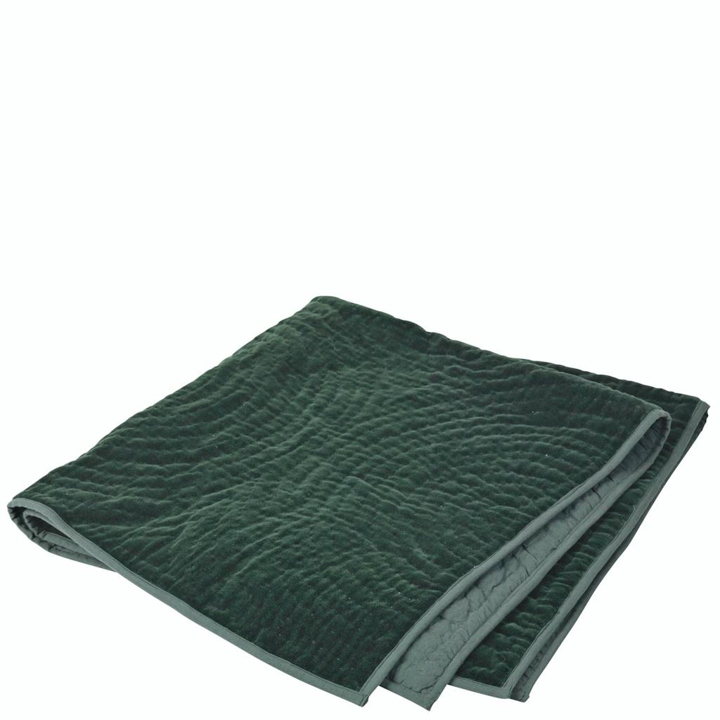 Sengeteppe i fløyel