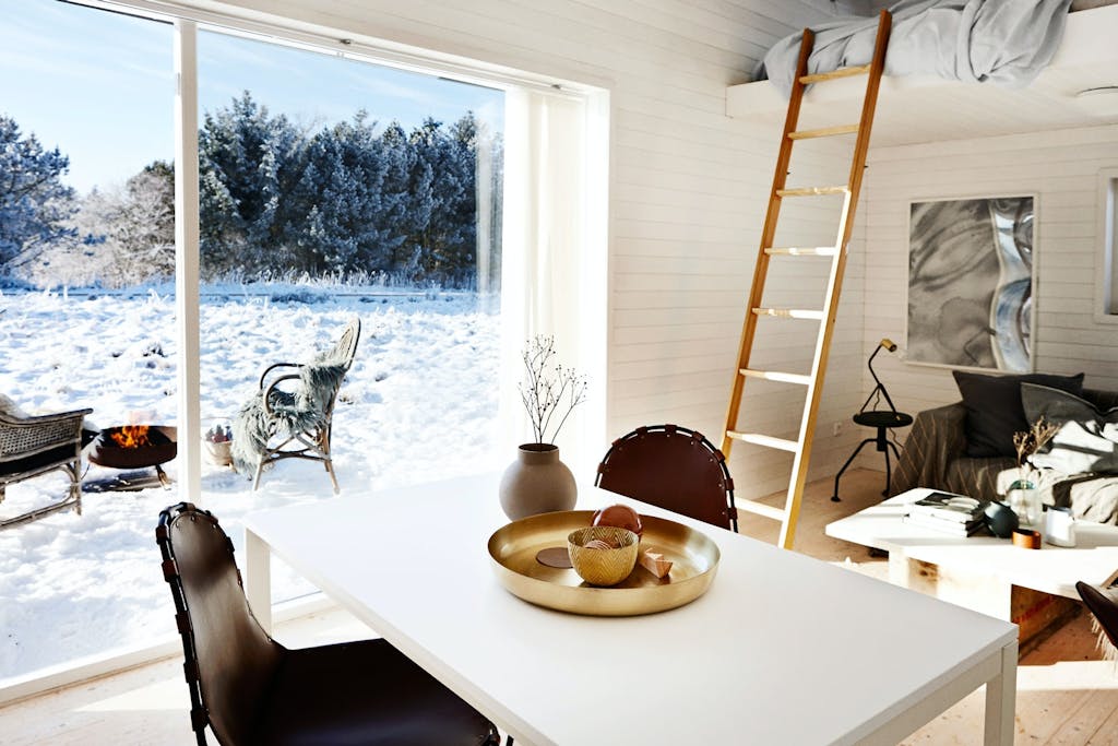 Vinterlykke på hytta