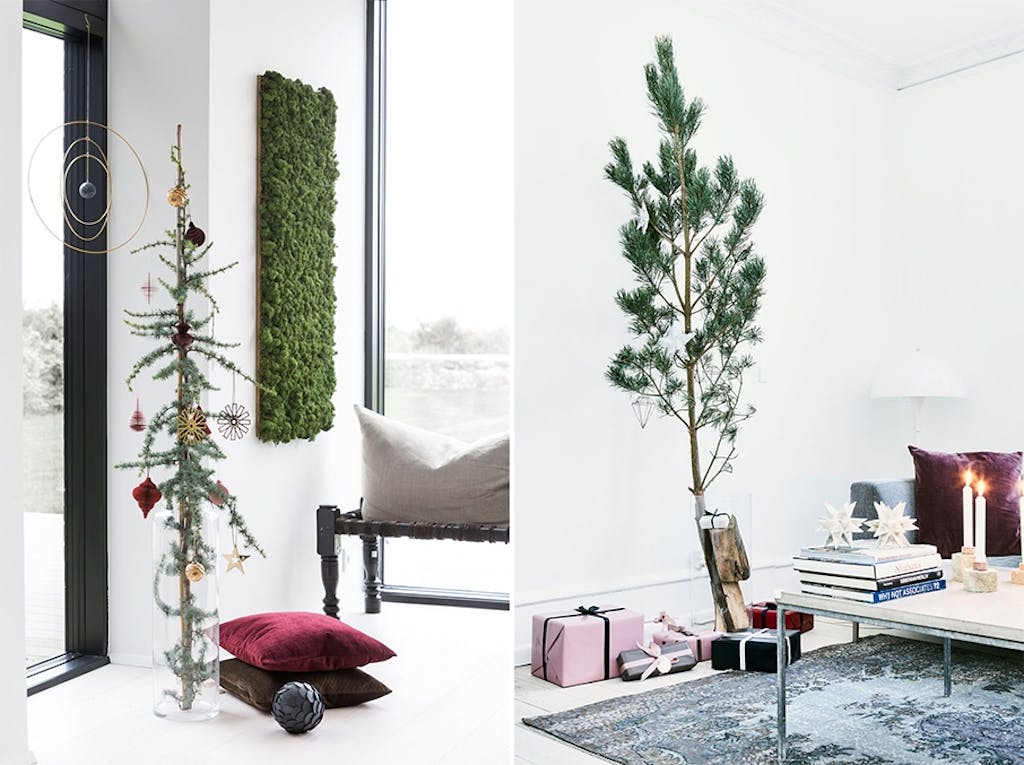 Plasser en gren i en vase