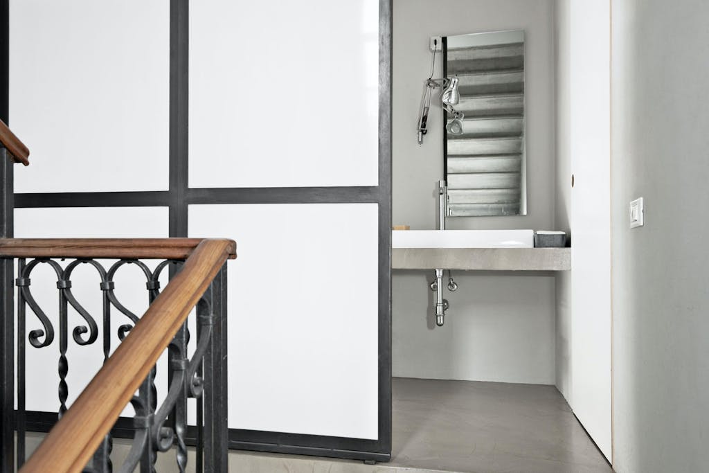 Smart løsning midt i trappen