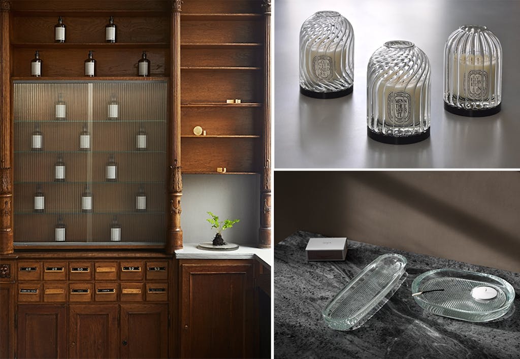 design i rillet glass