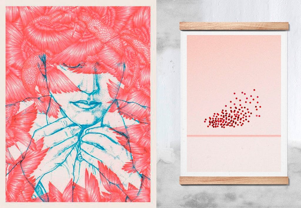 Korallkunst til veggen