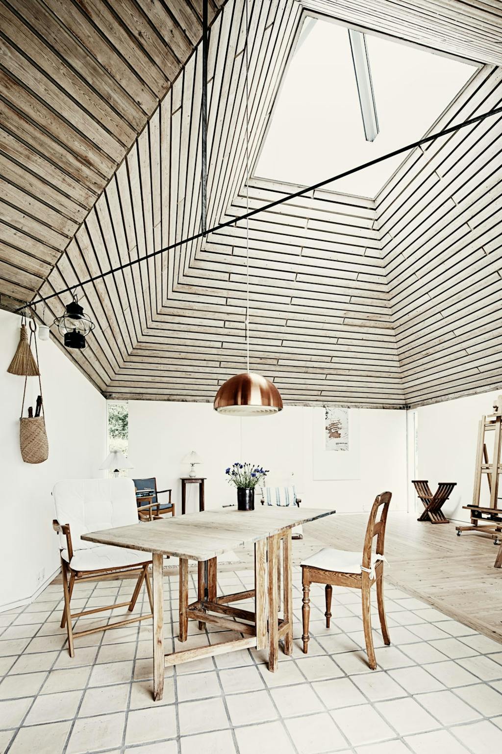 Insisterte på to skorsteiner