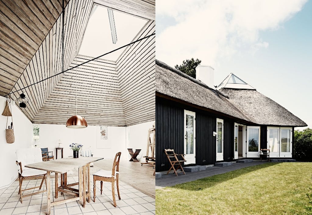 Hytte med pyramideformet glasstak var arkitektens kjærlighetsprosjekt til venneparet. 