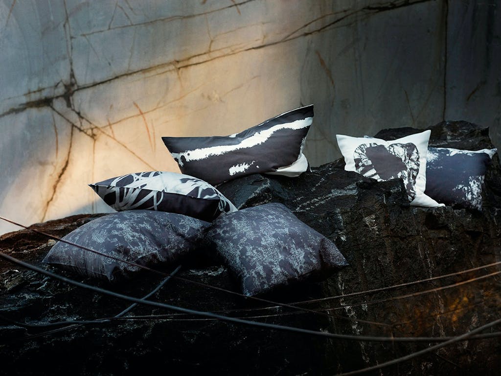 Putetrekk i fem mønstre. Svärtan fra Ikea.