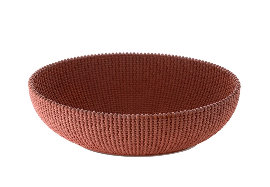 Strikket kurv - i betong!