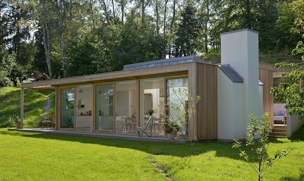 Moderne hytte med smarte løsninger