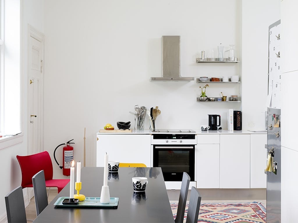 Åpen løsning på kjøkkenet 