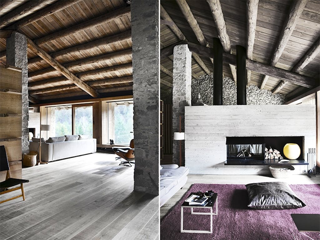 Åpen og romslig stue 