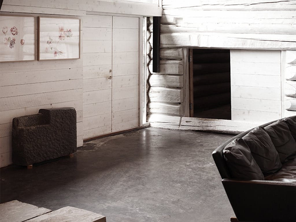 Flott gulv i galleriet 