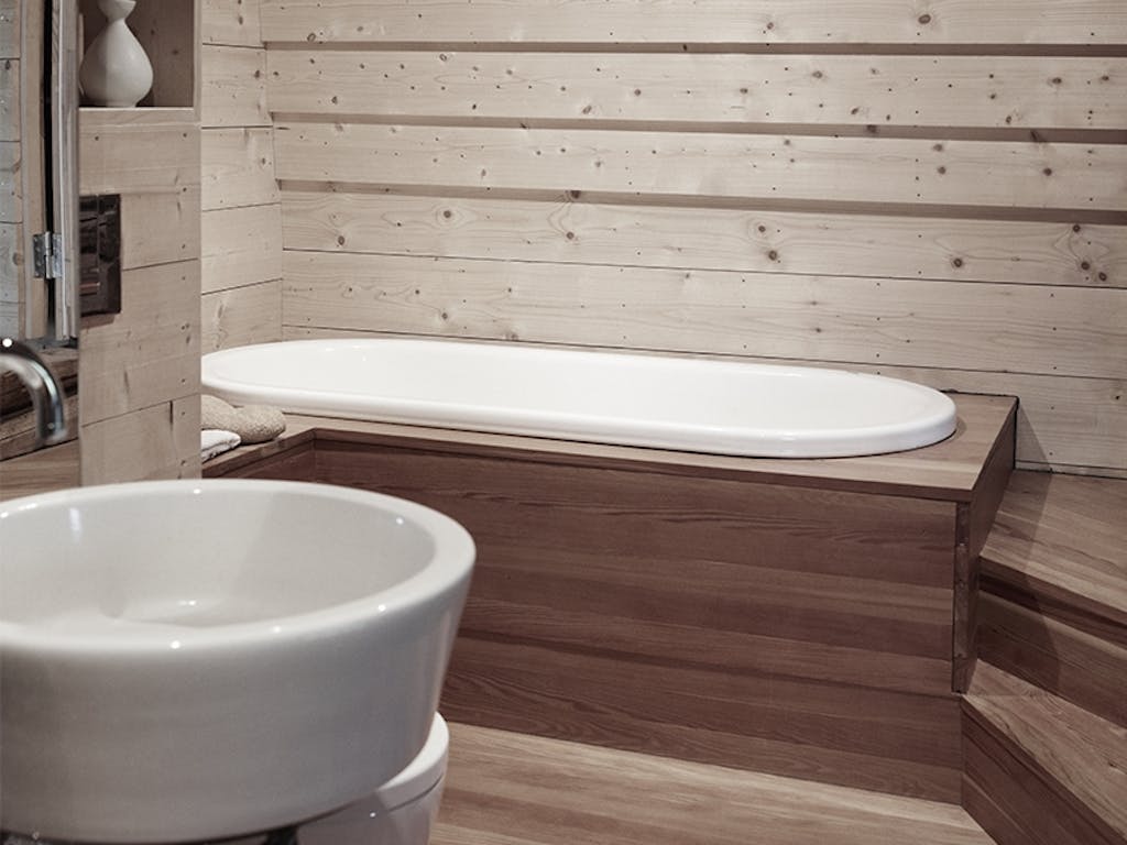 Badstu-stil på badet 