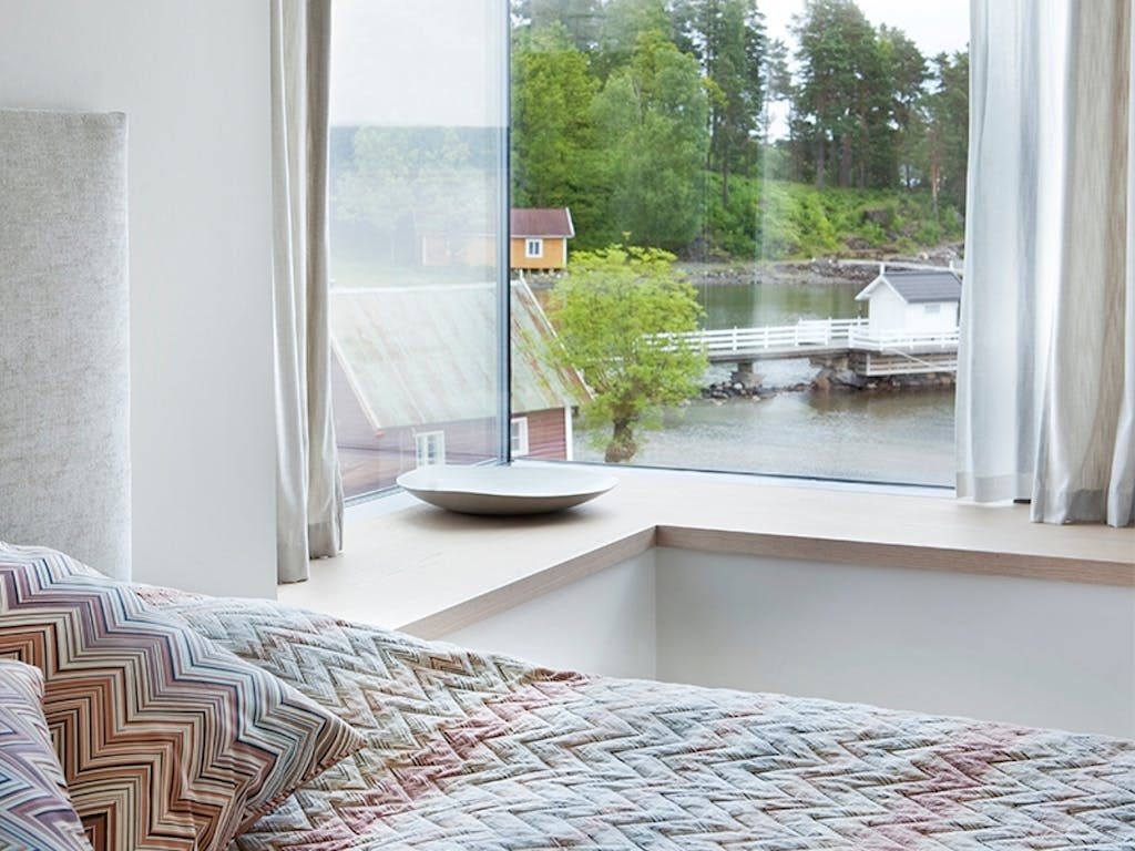 Panoramautsikt på soverommet 