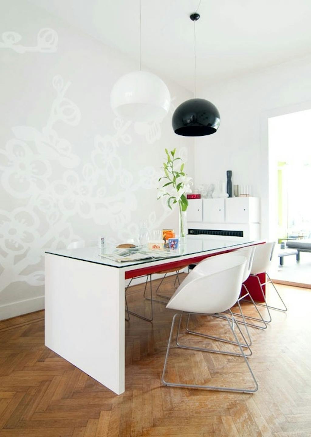 Egen design i spisestuen
 