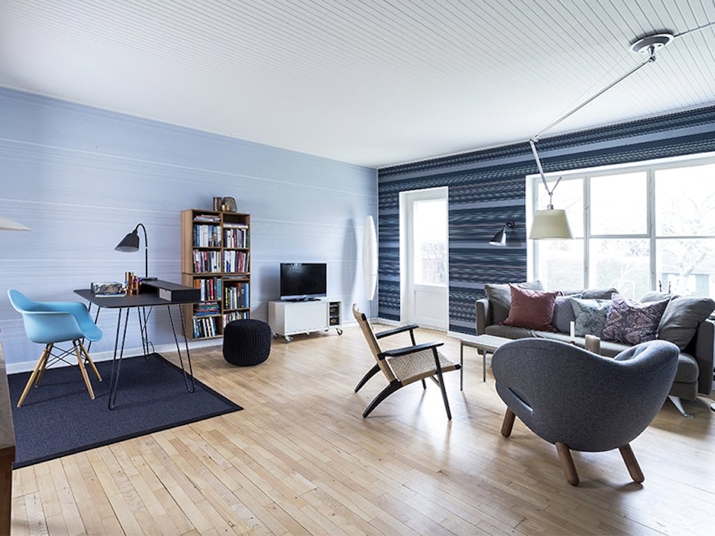 Etter: Flere møbler, men ikke rotete