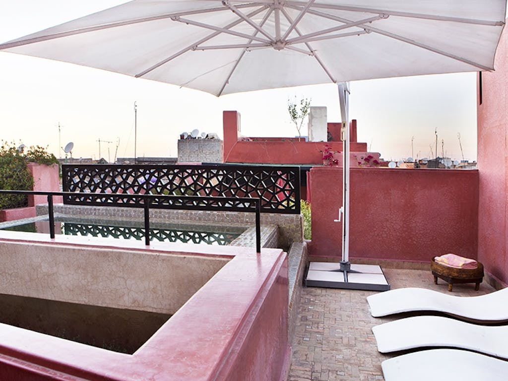 Fantastisk oase på taket