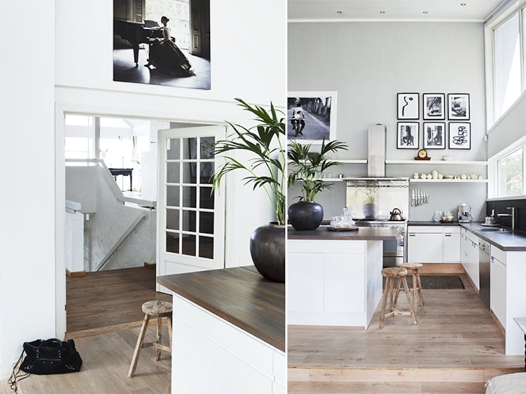 Åpen løsning på kjøkkenet