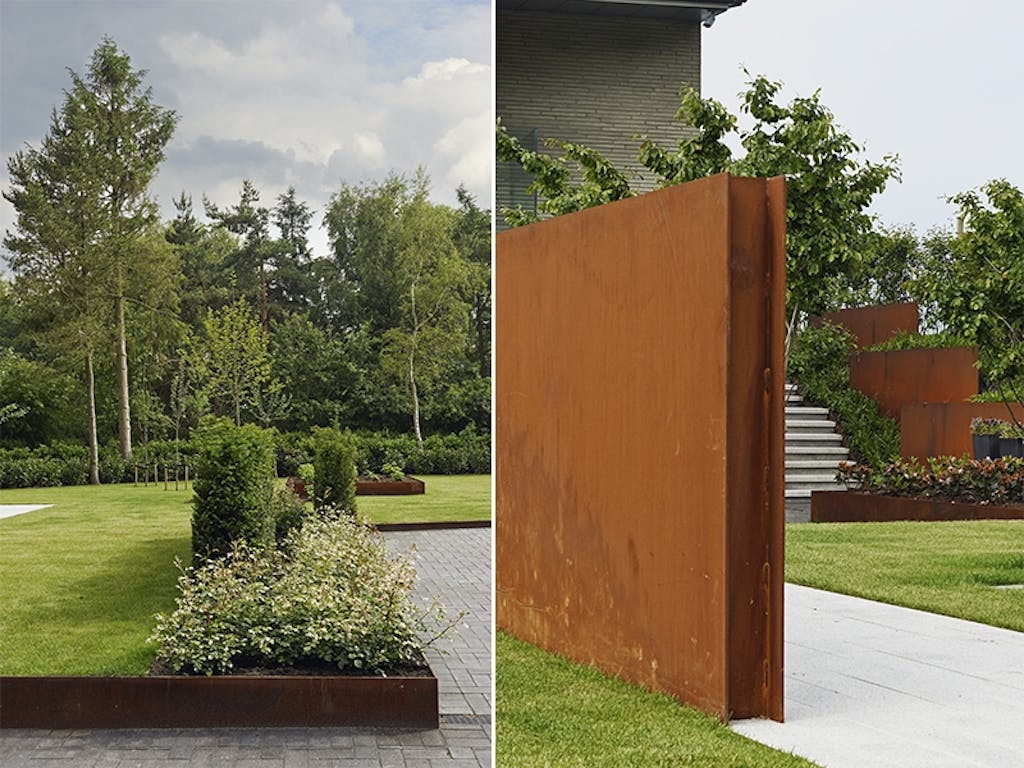 Kontraster mellom vegger og planter