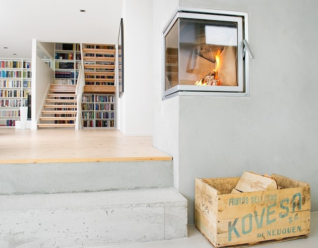 Med peis som midtpunkt