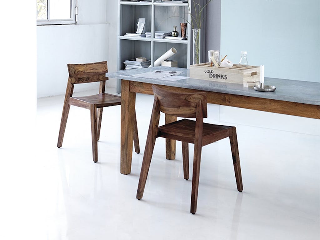 Bord i mango og metall