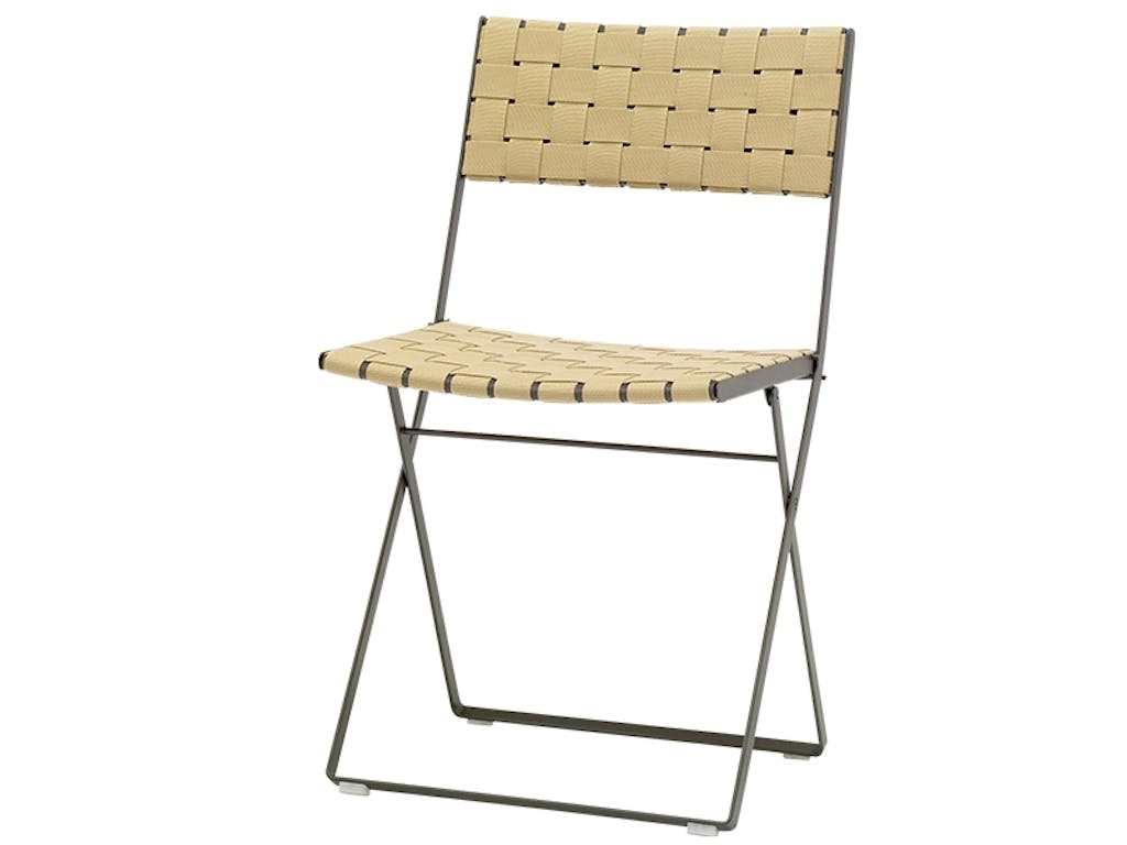 Klappstol med flettesete