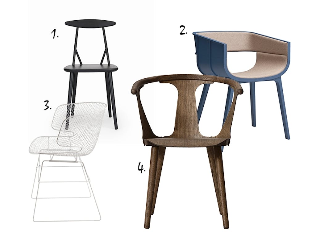 En stol til å legge klærne på ...