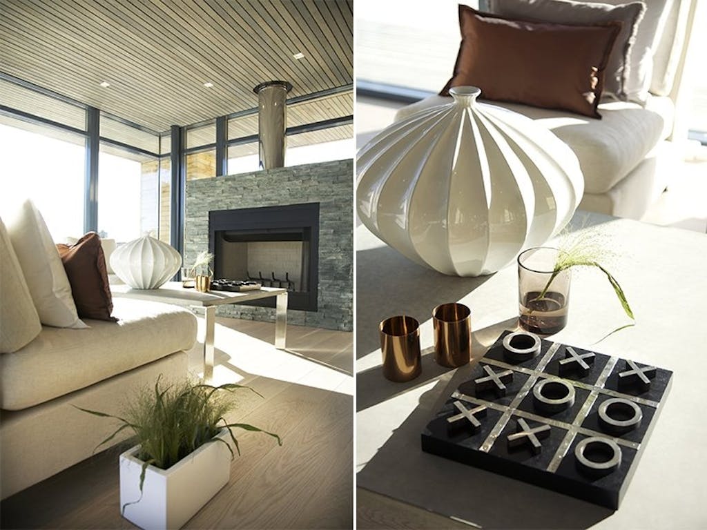 Lys stue og vakre detaljer