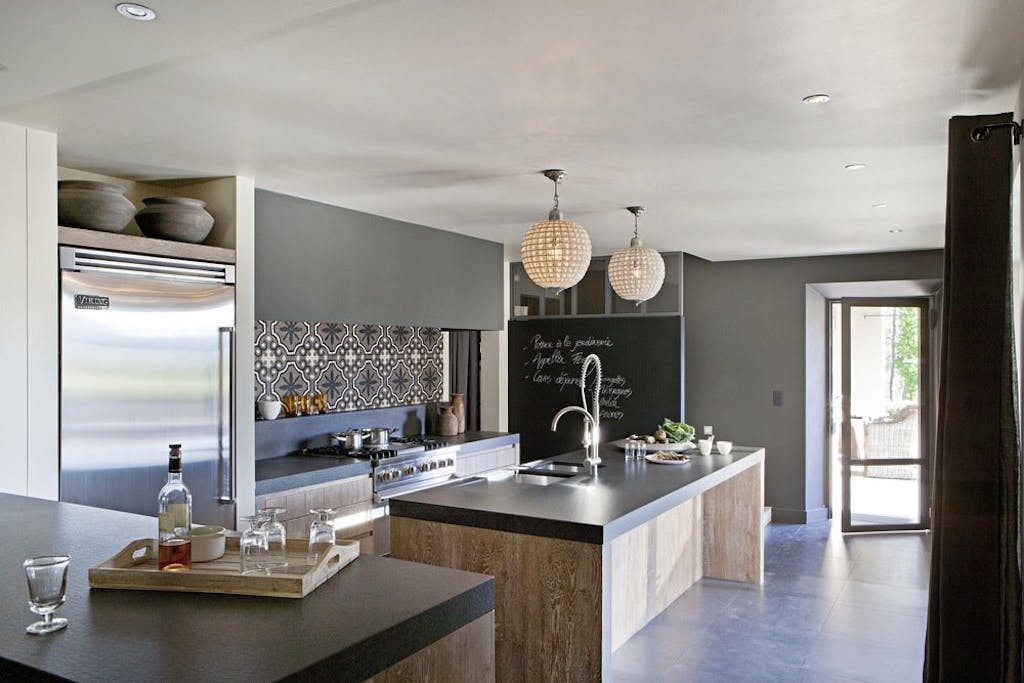 Rustikk følelse på kjøkkenet