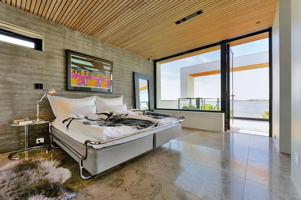 Direkte utsikt til fjorden