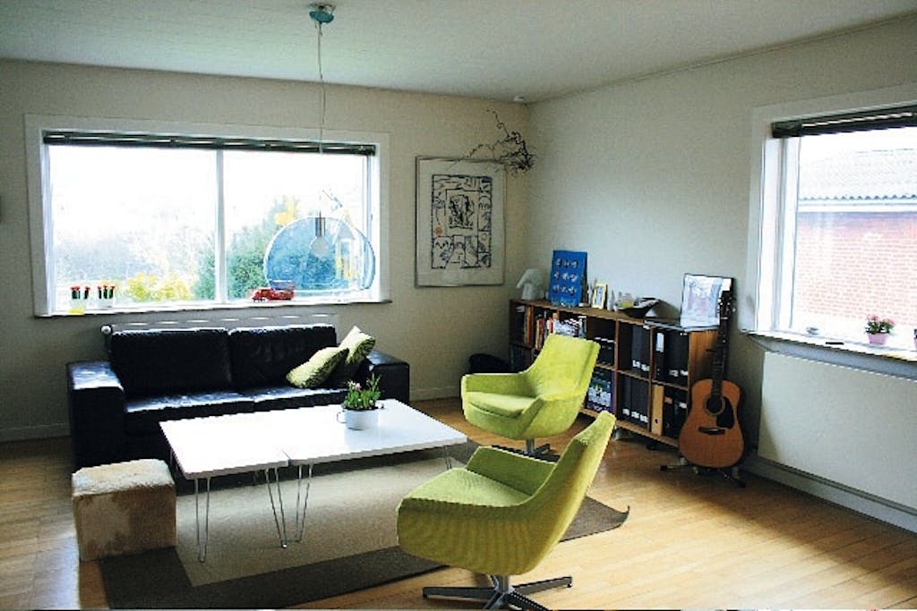 Før: Så seg blinde på stuen