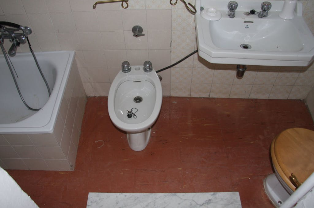 Badet før oppussing.