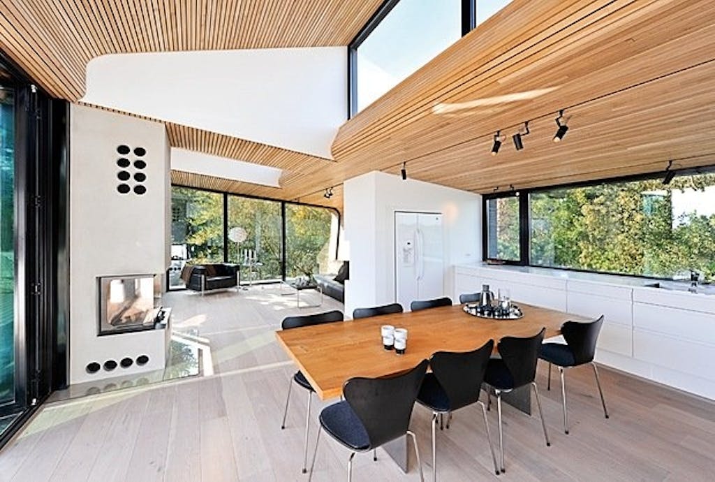 Arkitekttegnet hytte