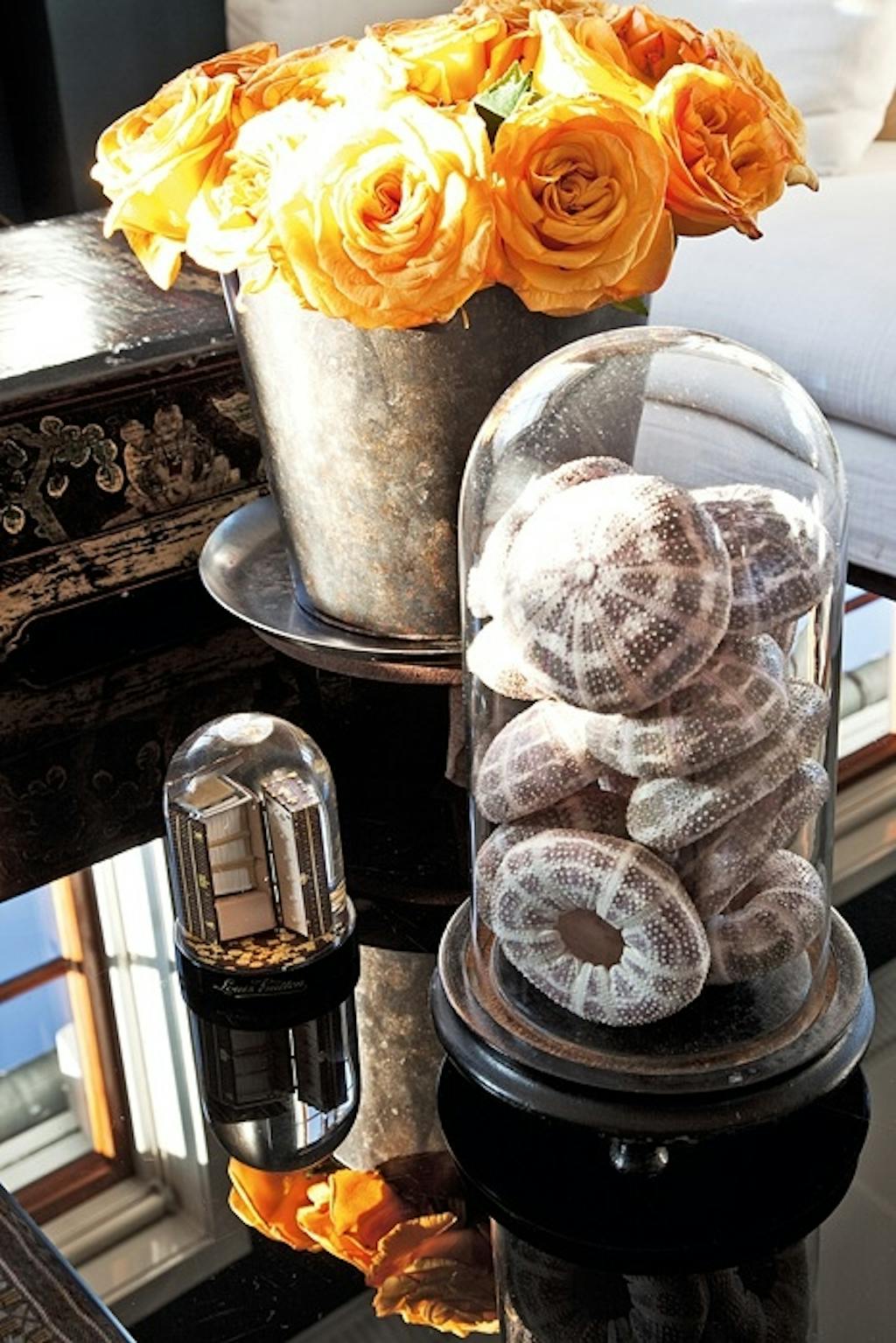 Stilleben med fargeklatt