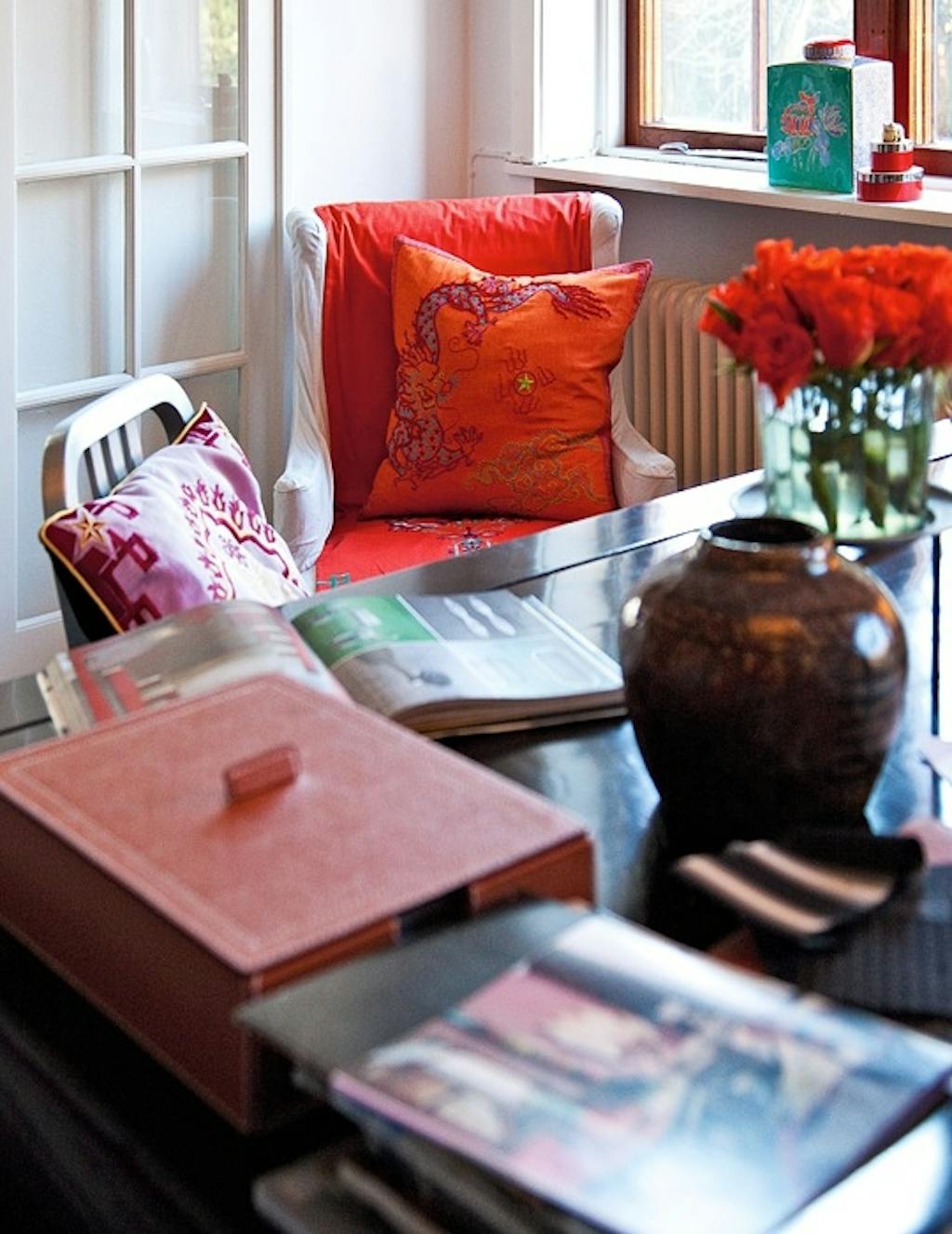 Varmt inntrykk med farger