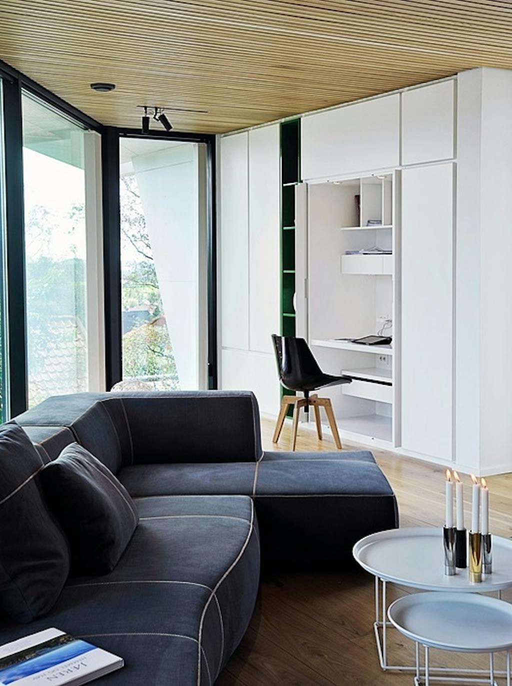 Usynlig hjemmekontor i stuen