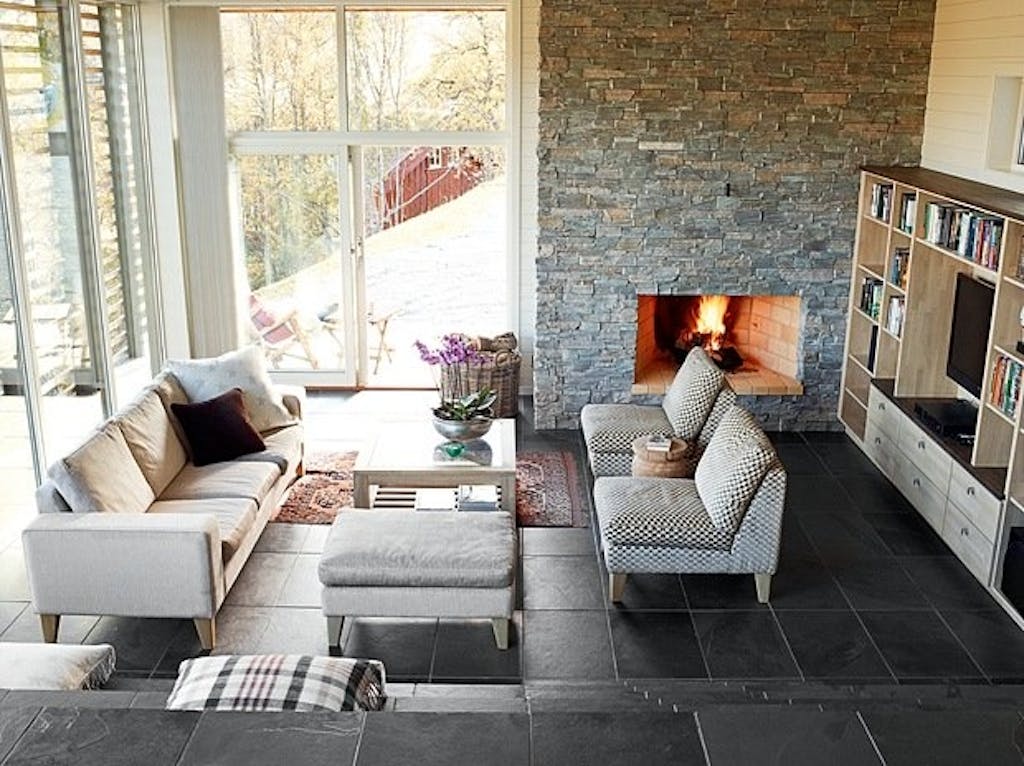 Utradisjonell fjellhytte