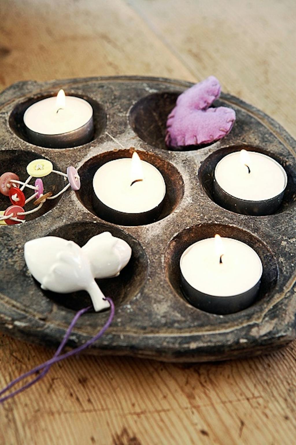 Utradisjonell lysestake