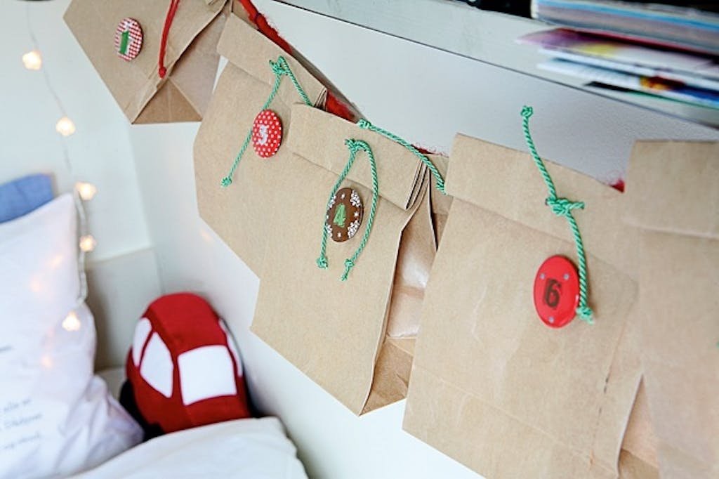 Adentskalender på snor