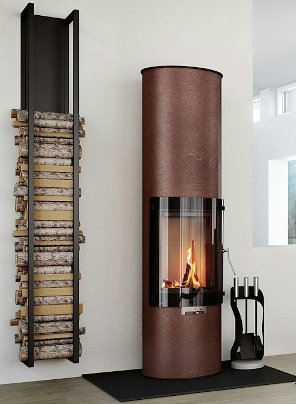 Peisovn med rusten effekt