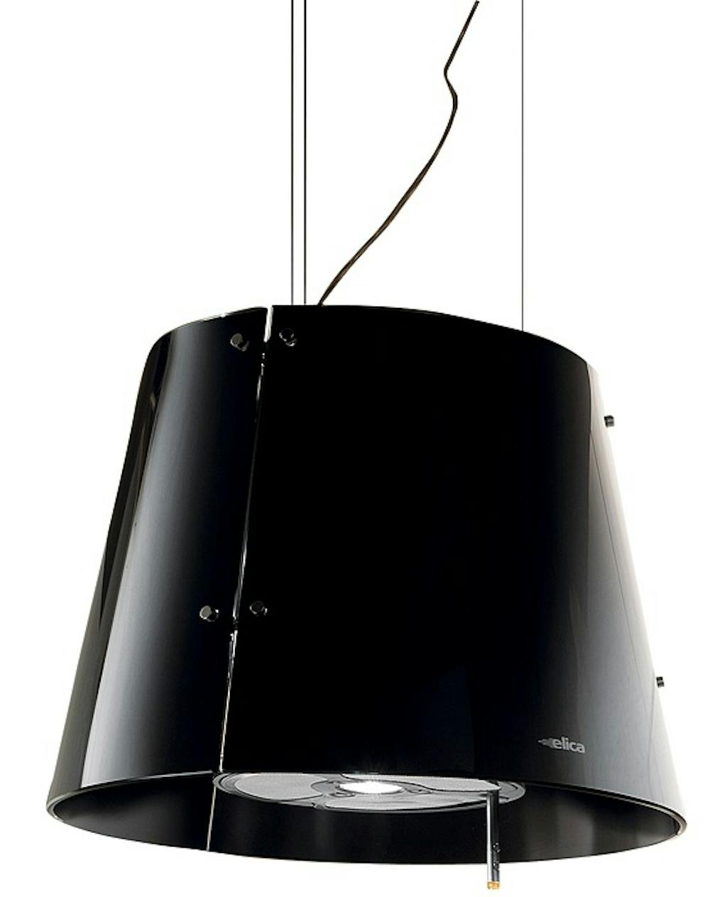 Kjøkkenvifte designet som lampe