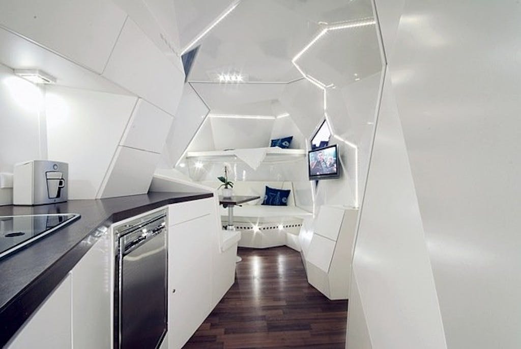 Futuristisk campingvogn