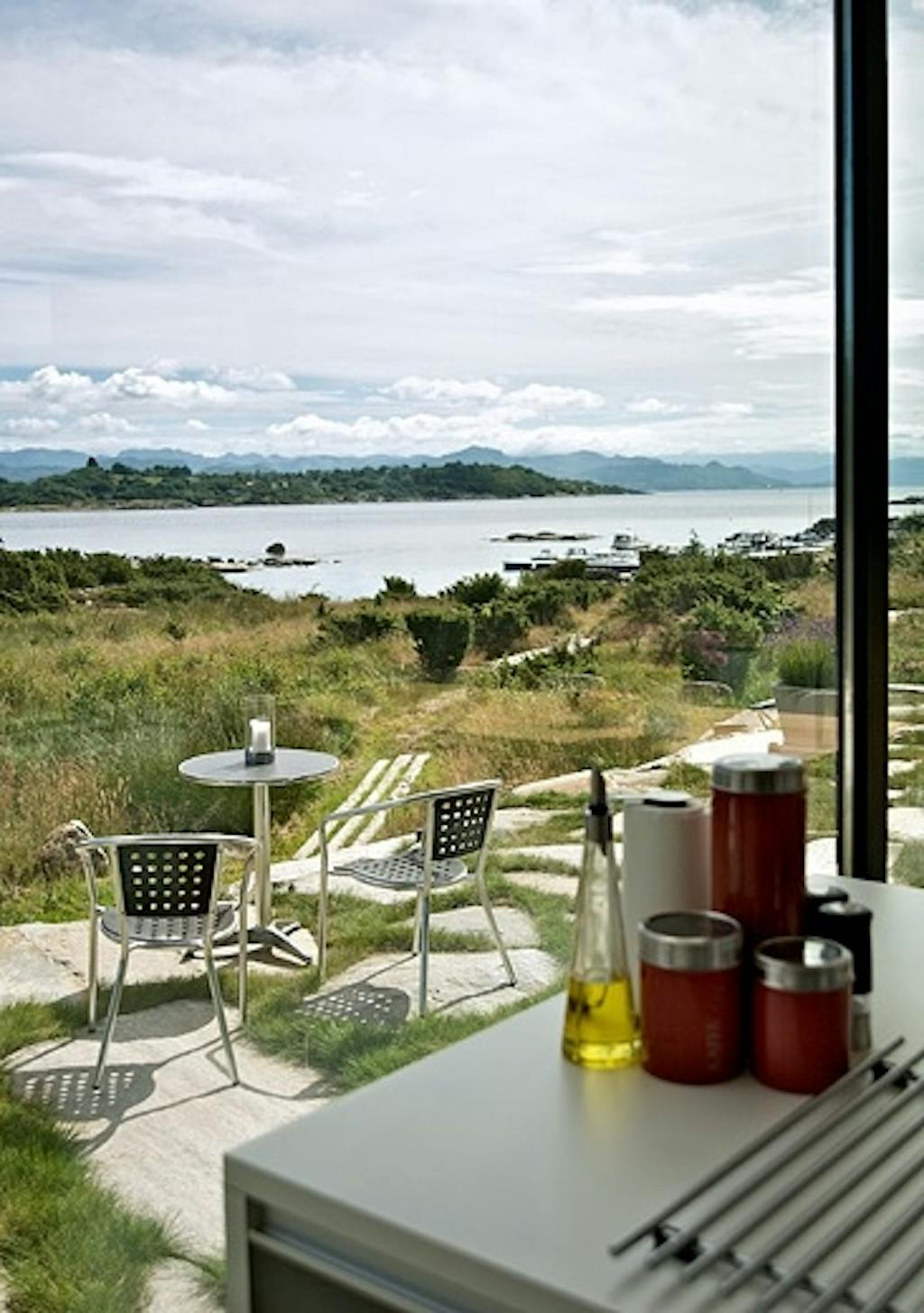 Hytte i ett med landskapet